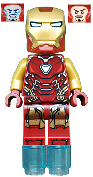 Минифигурка Lego Super Heroes Iron Man - Mark 85 Armor, Small Helmet Visor sh0573 U